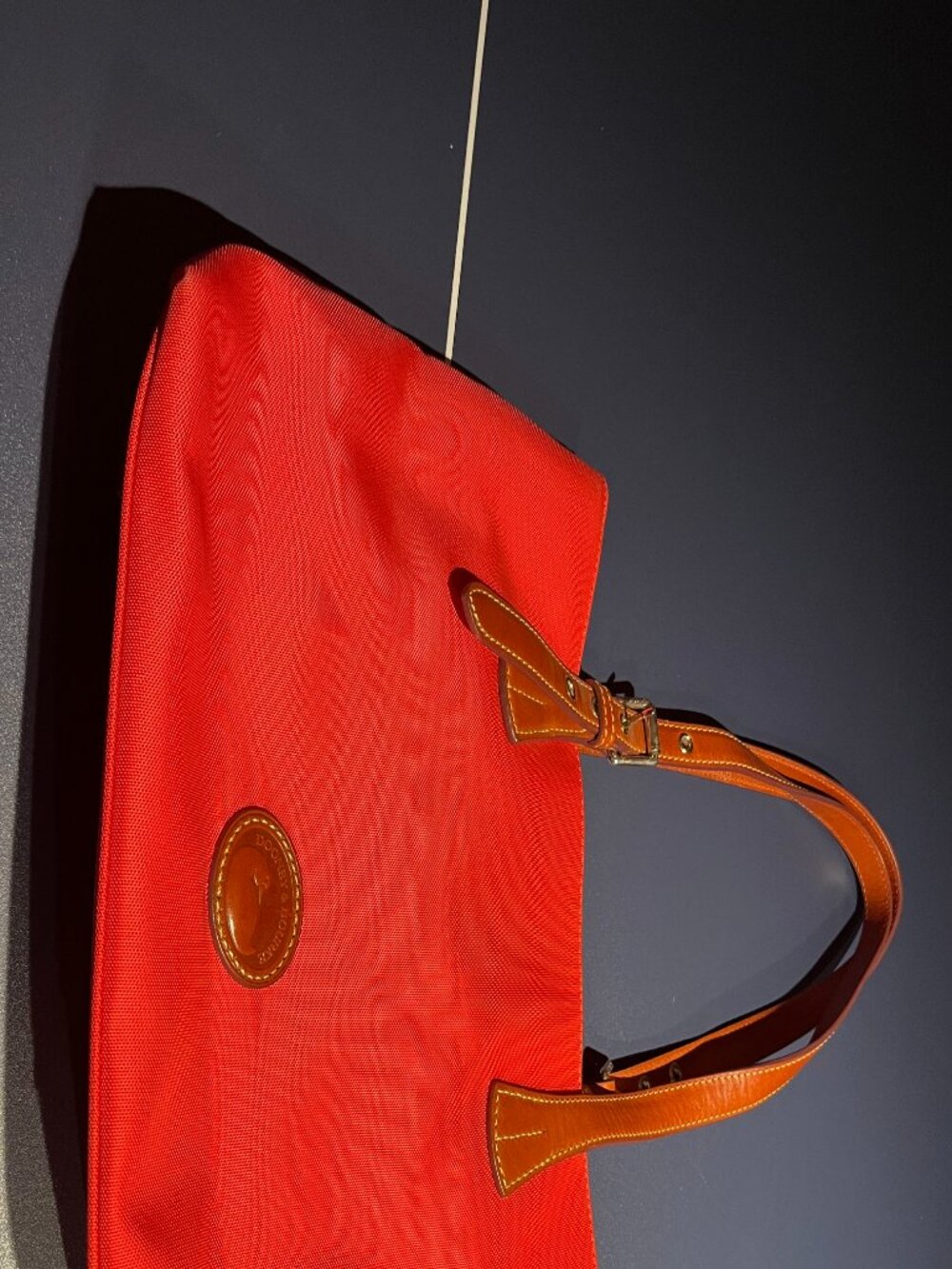Dooney & Bourke red nylon tote
